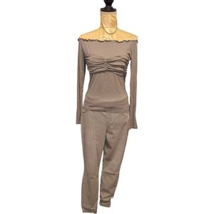 HUE Women's Light Grey Jeggings